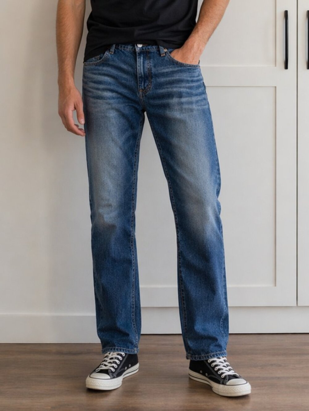 BKE Vintage Welder Straight Leg Jeans 34XL | Buckle Men’s Denim